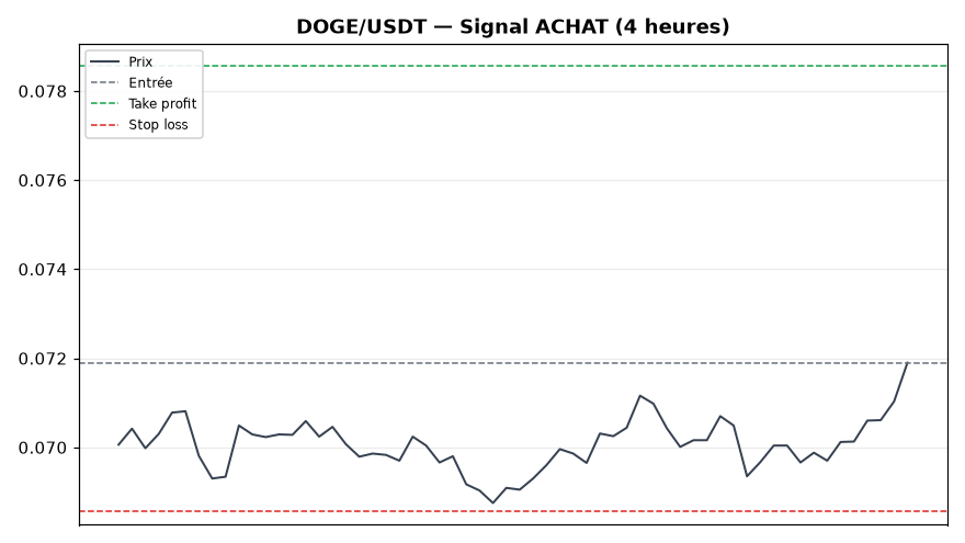 DOGE/USDT chart